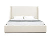 Byrne - Modern Off White Fabric Bed