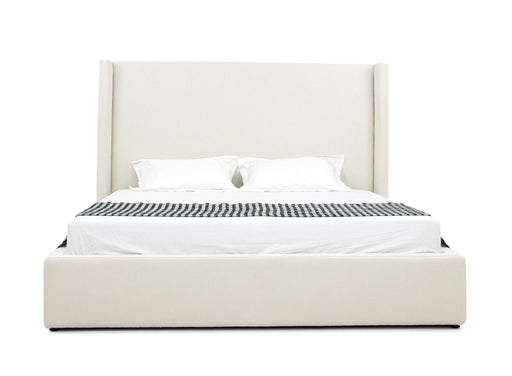 Byrne - Modern Off White Fabric Bed