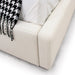 Byrne - Modern Off White Fabric Bed