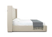 Byrne - Modern Beige Fabric Bed