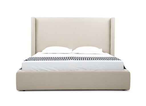 Byrne - Modern Beige Fabric Bed