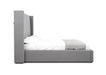Byrne - Modern Grey Fabric Bed