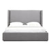 Byrne - Modern Grey Fabric Bed
