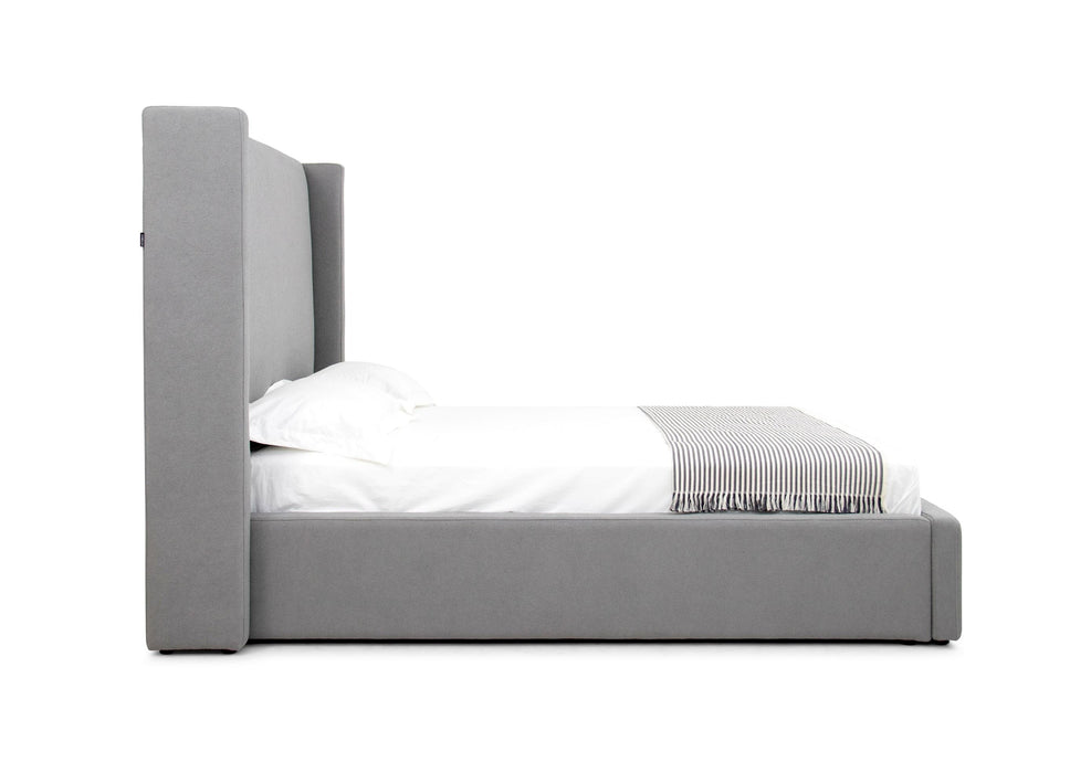 Byrne - Modern Grey Fabric Bed