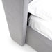 Byrne - Modern Grey Fabric Bed
