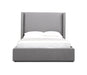 Byrne - Modern Grey Fabric Bed