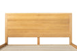 Seattle - Modern Natural Oak Bed