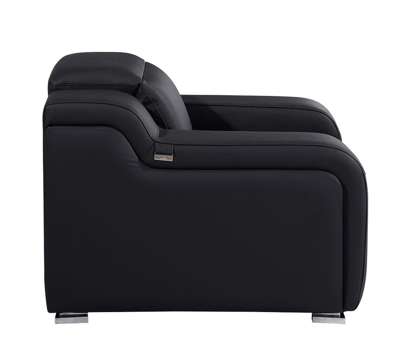 Global United 6111 Power Reclining Chair | Genuine Leather
