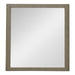 Lois - Modern Beige Shagreen Mirror