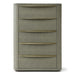Lois - Modern Beige Shagreen + Brass Chest