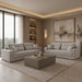 Loki - Modern Grey Fabric 4-Seat Sofa