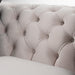 Clarice - Transitional Light Beige Velvet Sofa