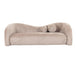 Calico - Contemporary Beige Weave Fabric 3-Seat Sofa
