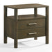 Carolina - Modern Grey Fabric + Wenge Bedroom Set