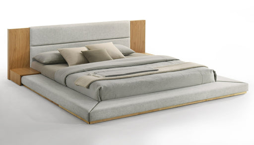 California King Jagger Modern Natural Oak Bed