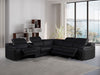 DivanItalia 1116 6pc Sectional – Black