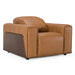 Sandstone - Modern Brown Leather Electric Recliner Chair