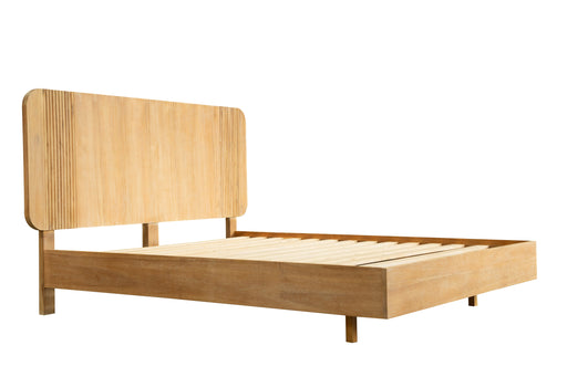 Eastern King Jacobson - Modern Natural Acacia Bed
