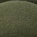 Yolonda - Modern Curved Green Fabric Loveseat