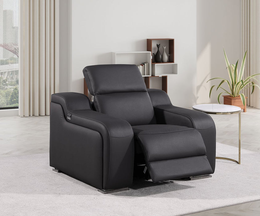 Global United 6111 Power Reclining Chair | Genuine Leather