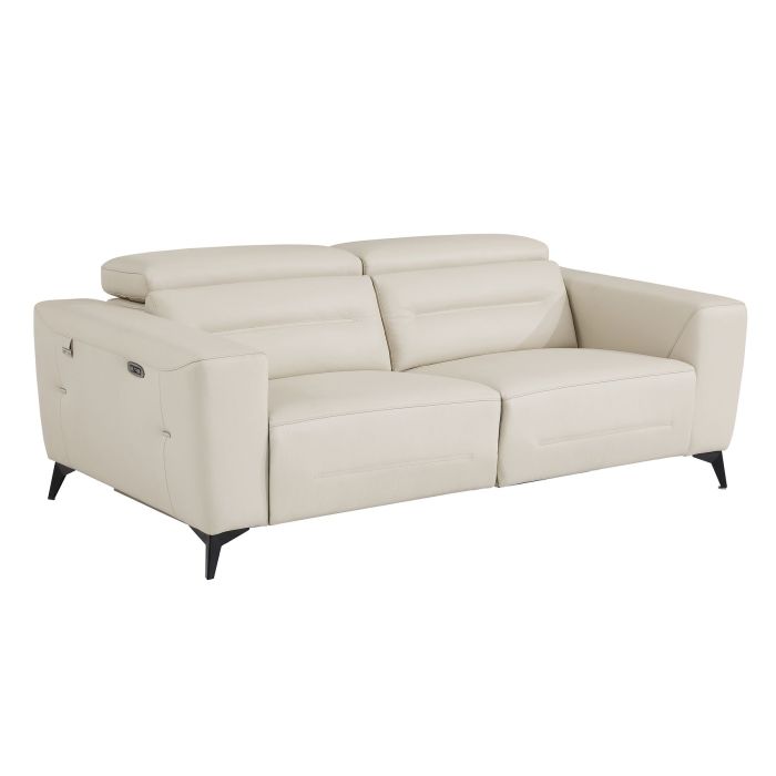 DivanItalia 989 3-Piece Reclining Set (Sofa, Loveseat & Chair) | Italian Leather