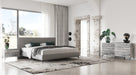 Aria - Italian Modern Multi Grey 4-Piece Bedroom Set