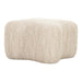 Spiro - Modern Beige Fabric Ottoman
