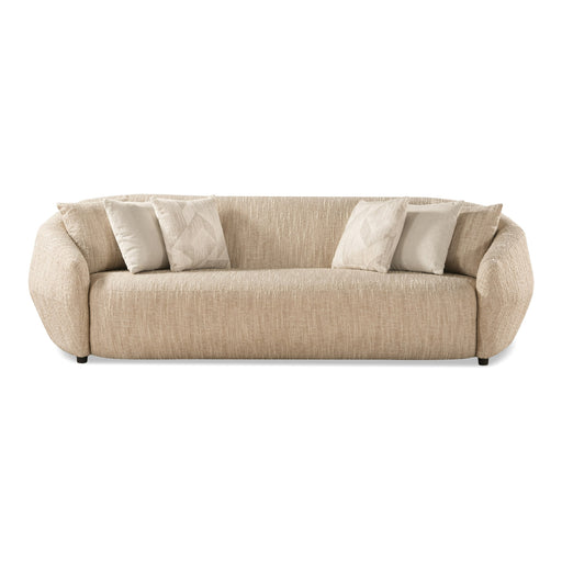 Belinda - Modern Beige Fabric 4-Seat Sofa