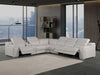 Global United 6111 7-Piece L-Shaped Power Sectional – Light Grey