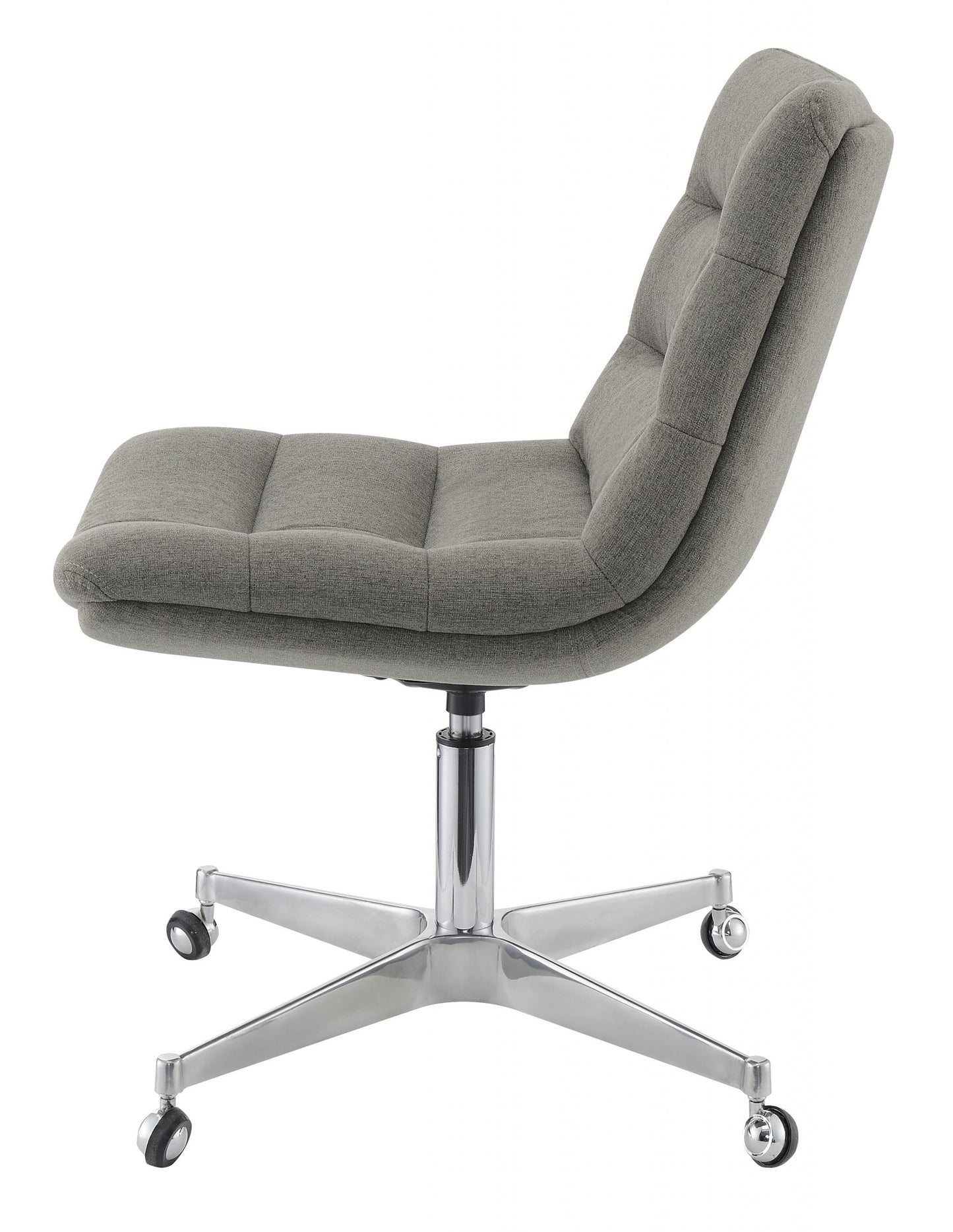 GREY - TUFTED CUSHION OFFICE CHAIR