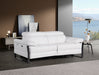 1246 Power Recliner - White