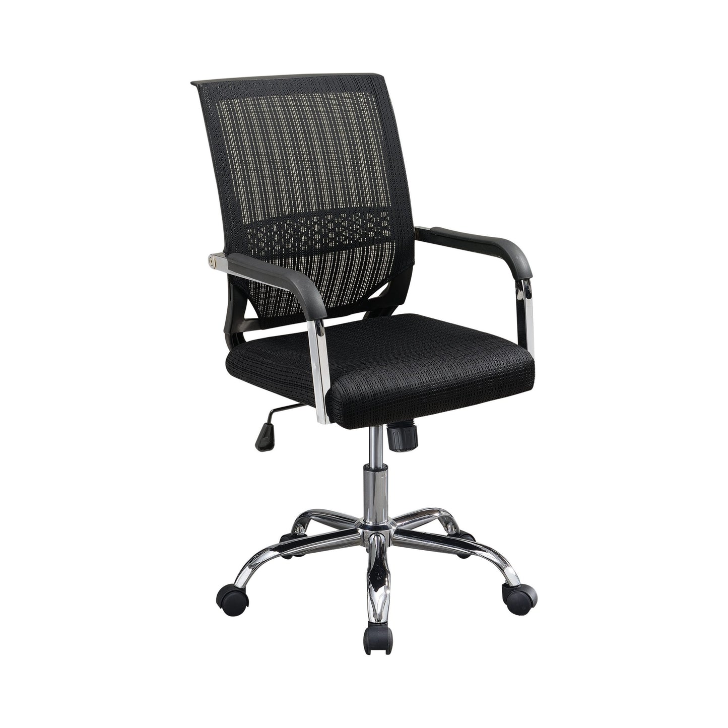 BLACK - ADJUSTABLE HEIGHT OFFICE CHAIR