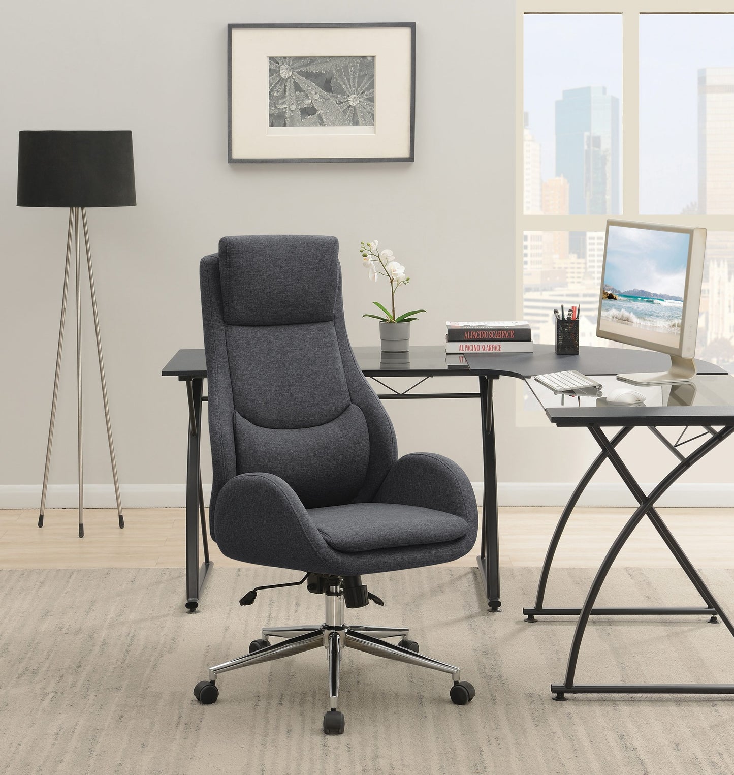 GREY - OFFICE CHAIR