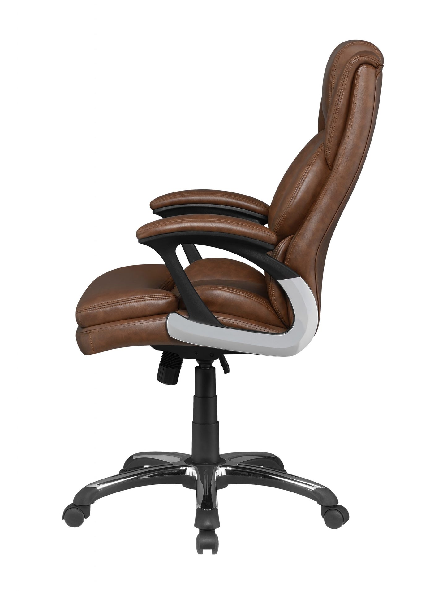 BROWN - ADJUSTABLE HEIGHT OFFICE CHAIR