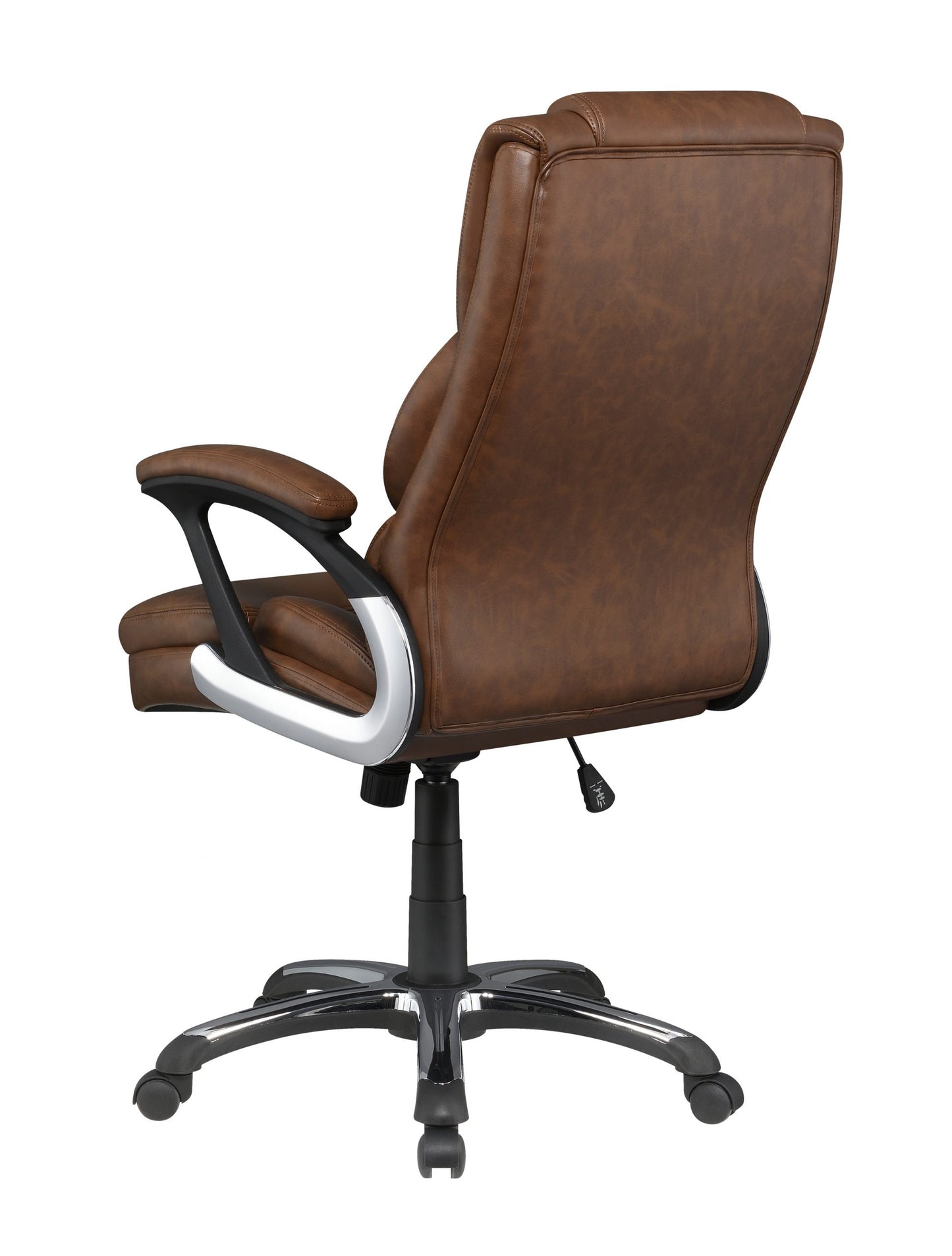 BROWN - ADJUSTABLE HEIGHT OFFICE CHAIR