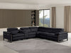 DivanItalia 1246 6-Piece Sectional Black