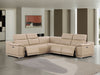 Global United 2679 L-Shaped Power Reclining Sectional – Beige Side View