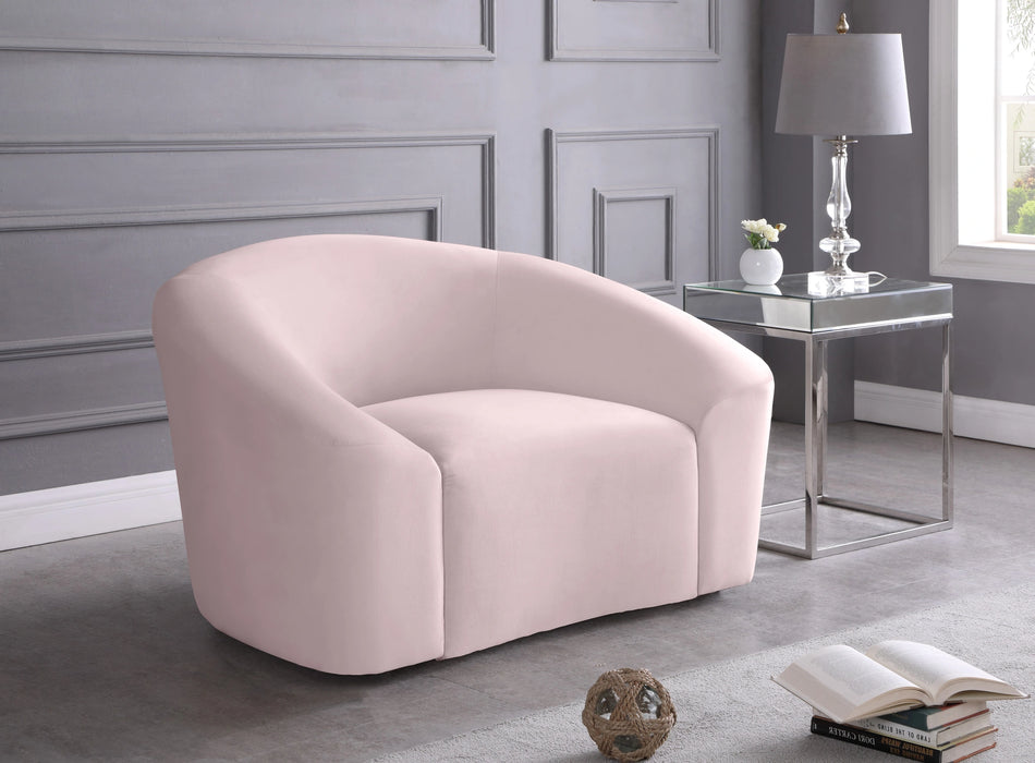 Riley Pink Velvet Chair
