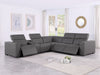 Global United 1208 Dark Grey 6PC Sectional