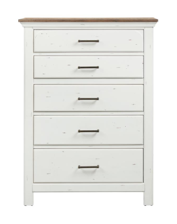 Elevations Celeste White Chest