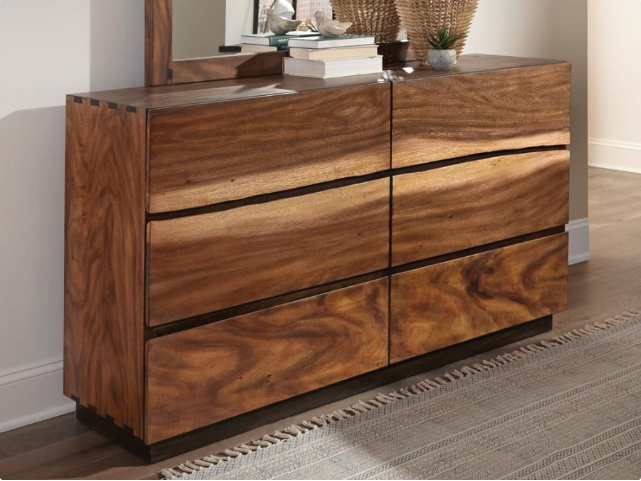 Elevations Smokey Walnut Dresser