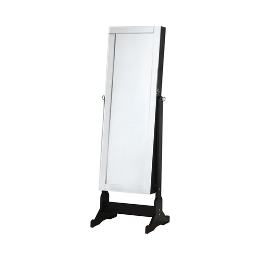 HELLMORE  MIRROR - Black Contemporary Mirror | NorCal Furniture Santa Clara CA