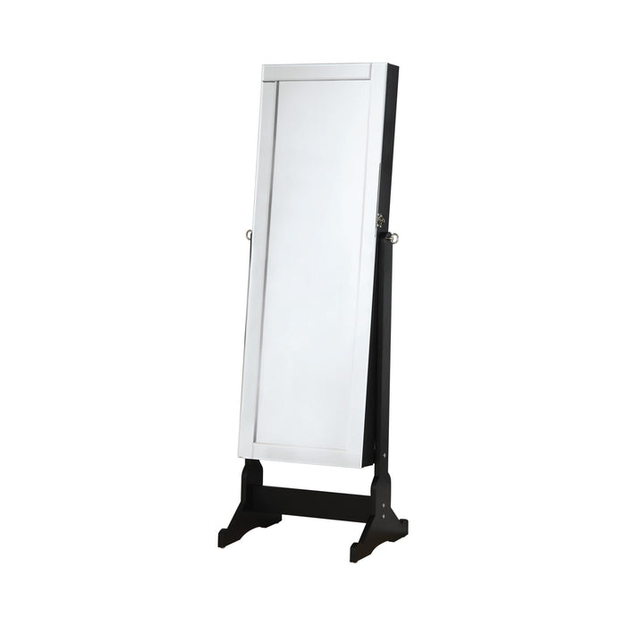 HELLMORE  MIRROR - Black Contemporary Mirror | NorCal Furniture Santa Clara CA