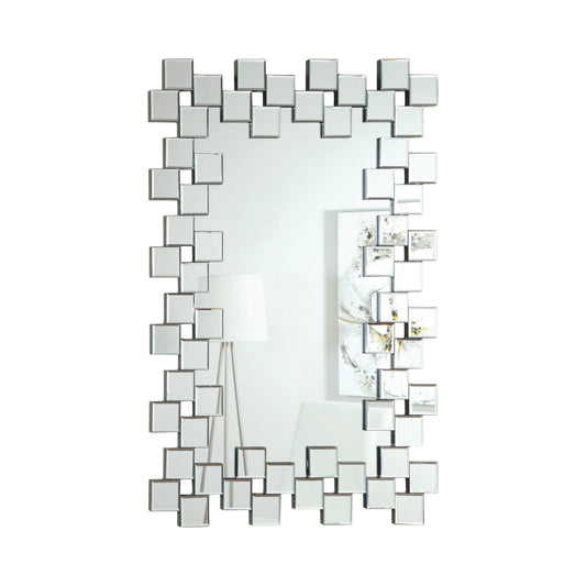 SILVER - FRAMELESS WALL MIRROR