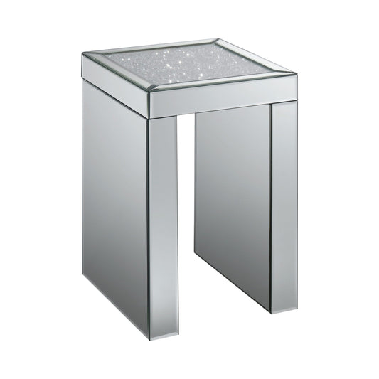 CLEAR MIRROR - ACCENT TABLE