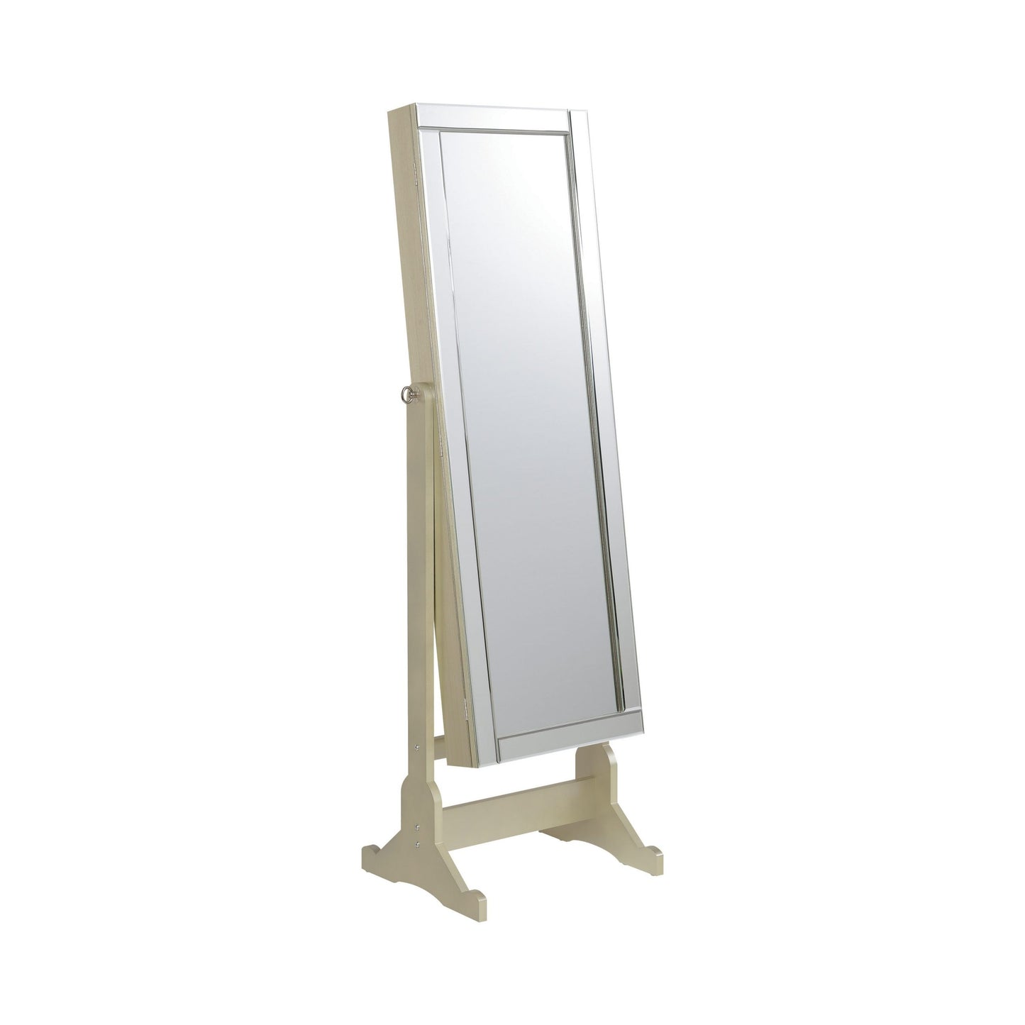 SILVER - STORAGE JEWELRY CHEVAL MIRROR