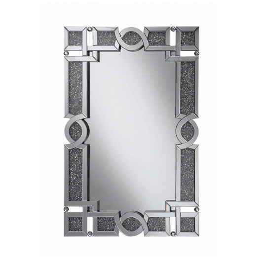 SILVER - INTERLOCKING WALL MIRROR