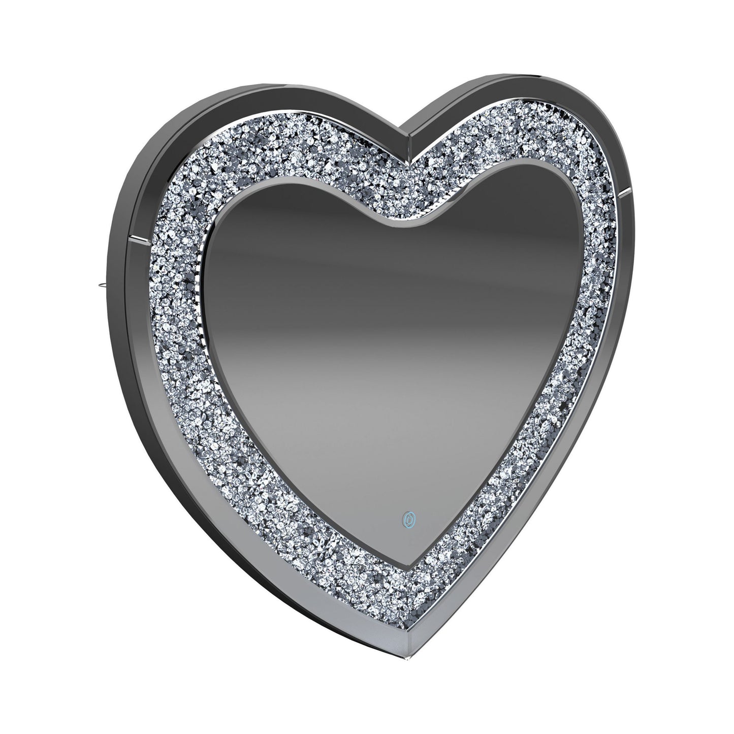 SILVER - HEART SHAPE WALL MIRROR