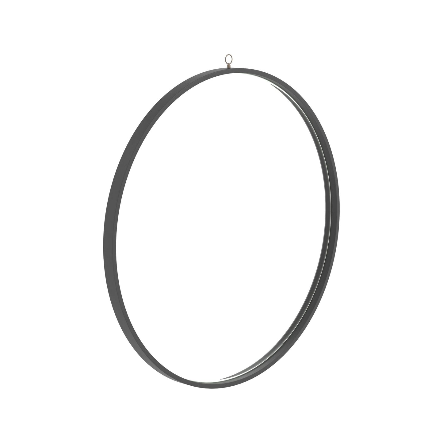 MATTE BLACK - METAL FRAME ROUND MIRROR