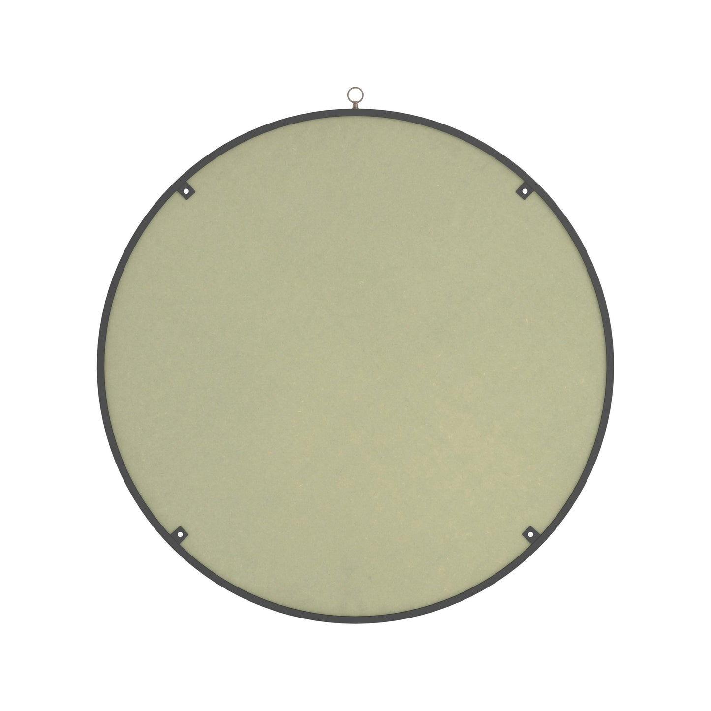 MATTE BLACK - METAL FRAME ROUND MIRROR